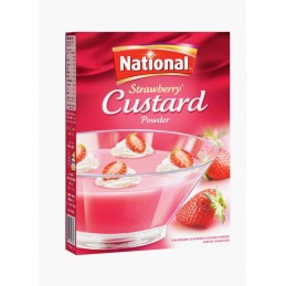 National strawberry custard...