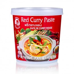Cock brand red curry paste...