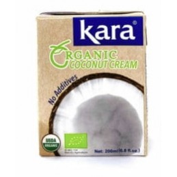 Kara organic coconut cream...