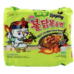 Samyang jjajang hot chicken...