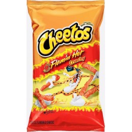 Cheetos flaming hot with...