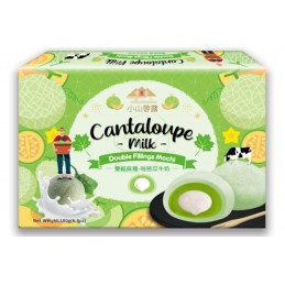 Cantaloupe milk mochi...
